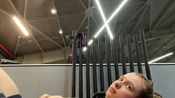 Horny Gym Girl Squirts from Extreme Monster Cock Pounding