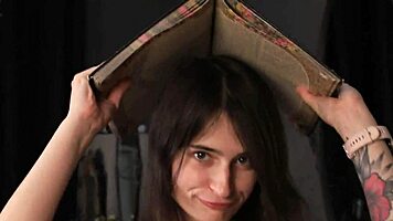 young brunette bares natural tits ass and pussy in steamy nude photoshoot