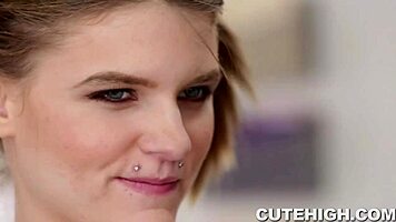 Little Scarlett Fever Teases Oral Before Intense Hardcore Thrusting