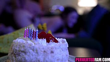 Petite Teen Bent Over Doggystyle Hardcore Birthday Pound