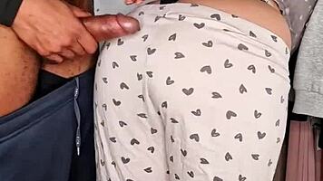 cheating latina girlfriend caught closet fucked hard pov