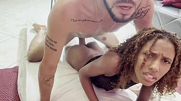 deflowering tight latina virgin asshole with huge cock at home