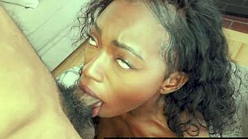Noemie Bilas caught masturbating takes monster black cock