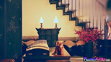 Passionate Natural Chinese Teen Wu Muxi Exposes Hairy Asian Pussy