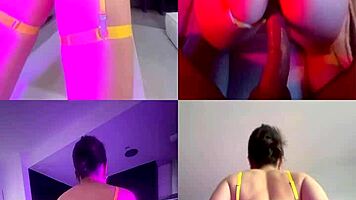 kitchen heats up as fitness goddess rides cock wildly