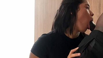 Nysdel's Intense Secret Deepthroat On Monster Black Cock Amateur