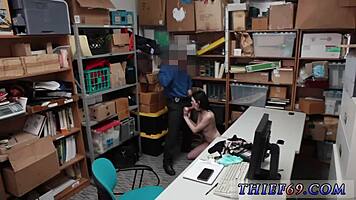 police catch emo crossdressing suspect for hardcore petite pounding