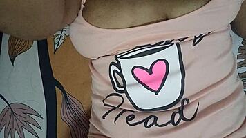 curvy latina babe poses on hidden cam masturbating juicy pussy lips