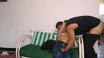 My hot stepsis starts loving sex practicing on my thick cock part one