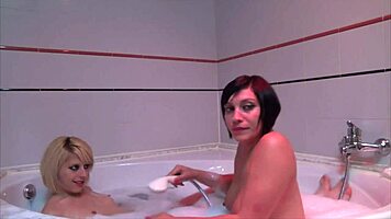 Hot shower orgy with teens before dinner - cum everywhere! 🚿💦