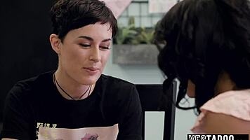 big boobs petite milf tribs and fingers hairy ebony bestie to hardcore lesbian orgasm