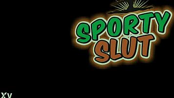 Gym Babe's Tight Yoga Pants Reveal Juicy Cameltoe and Massive Melons