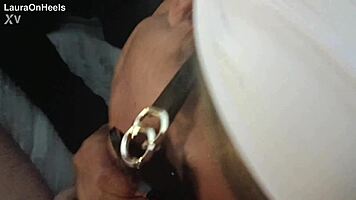 milf in shades delivers deep pov blowjob ending in hot cumshot