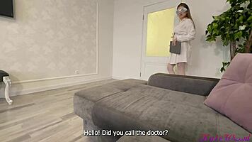 i called a sexy big-titted doctor who made me explode all over