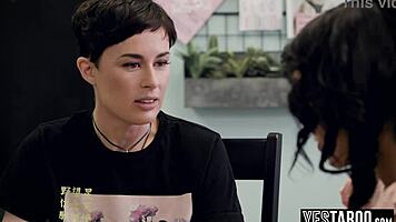 big boobs petite milf tribs and fingers hairy ebony bestie to hardcore lesbian orgasm