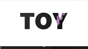 Mischievous babe risks public toy play dare