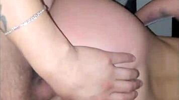 sexy latina's huge ass bounces wild on cock bedroom ride shaking
