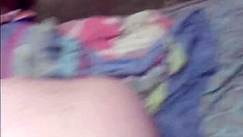Boss pounds skinny wife pussy as maid watches vibrator play