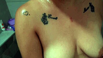 latina milf steps out shower bent over for stepson monster cock doggystyle