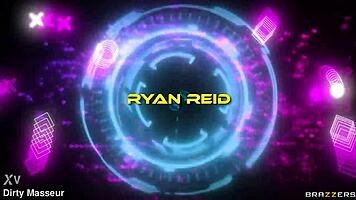 ryan reid stretches narrow ass gagging on cock in dorm roommate facefuck