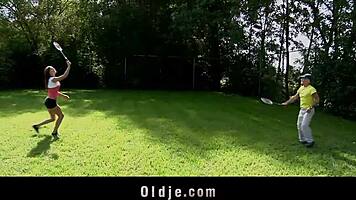 Monster Cock Old Man Drills Young 18+ Ass