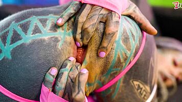 monster cock reams greedy trippy hippie bitch's tight ass deep!