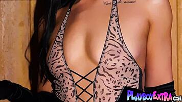 latina beca barbie strips naked teasing pussy in dangerously sexy solo