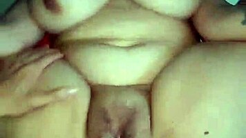 curvy mexican bbw with huge saggy tits gets fat pussy hammered before bed
