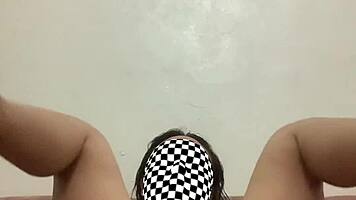 fresh out of shower, she dives into playful solo fingering fun