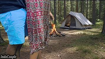 hey, can you believe this wife sneaks off to bang her boss deep in the woods?