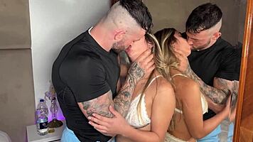hard pounding delicious horny argentinian babe sunny play chokes on monster cock then orgasms wildly