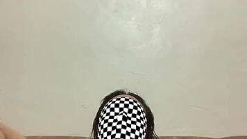 fresh out of shower, she dives into playful solo fingering fun