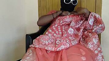 Dressed Up Beauty Enjoys Steamy Bedroom Passion Session