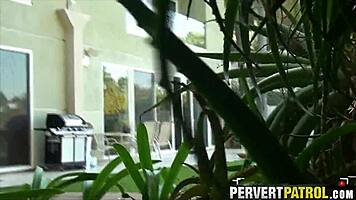 trashy tattoo slut pov public outdoor fucked like whore reality