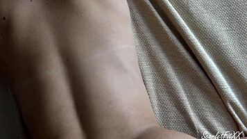 i'm prepping my tight ass for a dominant date with anal toys and bondage
