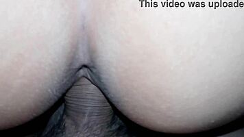 naughty babe bends over begging for daily thick cumshot