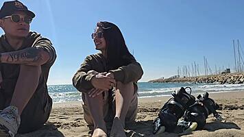 Cheating Girlfriend Fucks Stranger Public Bathroom