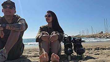 Cheating Girlfriend Fucks Stranger Public Bathroom