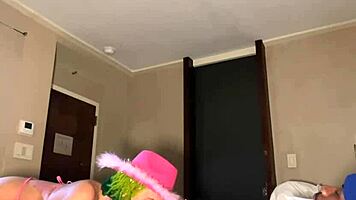 petite tattooed ebony stretched wide by monster bbc creampie finish