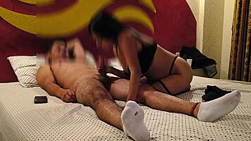 big titted schoolgirl in fishnets and thong amateur ride