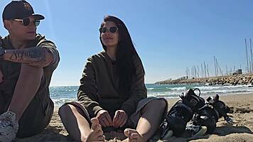 Cheating Girlfriend Fucks Stranger Public Bathroom