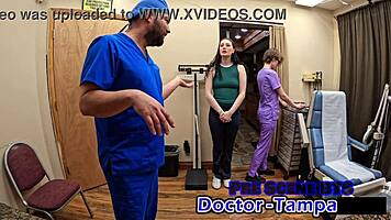 Dr Tampa Conducts Luci Starr's First Intense Gyno Exam With Probing Fingers