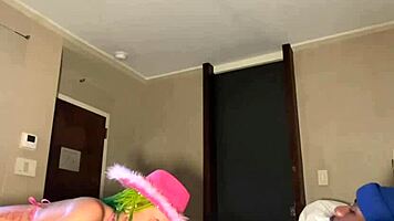 petite tattooed ebony stretched wide by monster bbc creampie finish