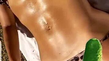 check out this hot argentinian teen shaking her juicy ass cheeks