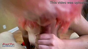 jackie and trinity's wet rimjobs lead to intense lesbian pounding