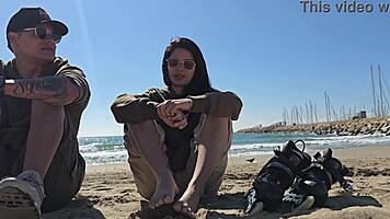 Cheating Girlfriend Fucks Stranger Public Bathroom