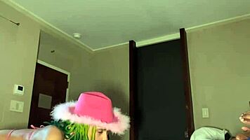 petite tattooed ebony stretched wide by monster bbc creampie finish