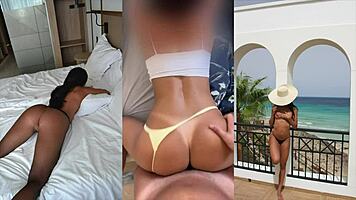 step-sis parades tight asshole post-photoshoot, finally ready for huge cock anal