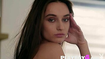 Watch petite Gloria Sol strip lingerie, pose big natural tits early morning tease