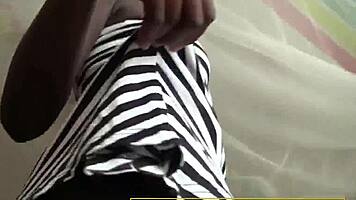 big tits ebony teen roughly pounded doggystyle in homemade casting